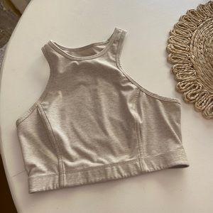 Outdoor voices set - bra + leggings oatmeal